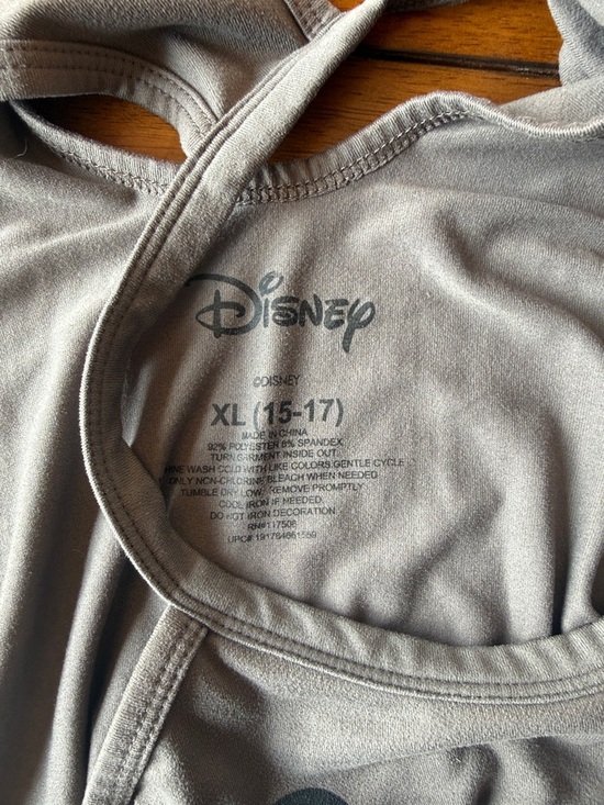 Disney Gray Tank with Classic Mickey Graphics in Red & Yellow - Picture 3 of 3
